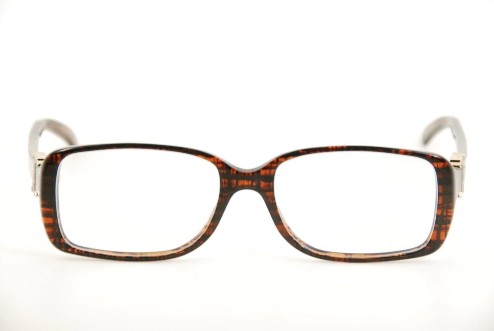 Chanel Glasses 3185 C.1204 52mm Brown Tweed Frames Italy Rx
