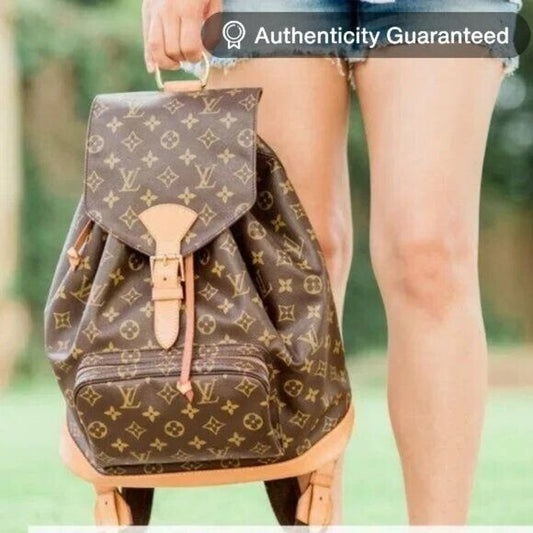 Louis Vuitton Monogram Montsouris GM Backpack Bag LV