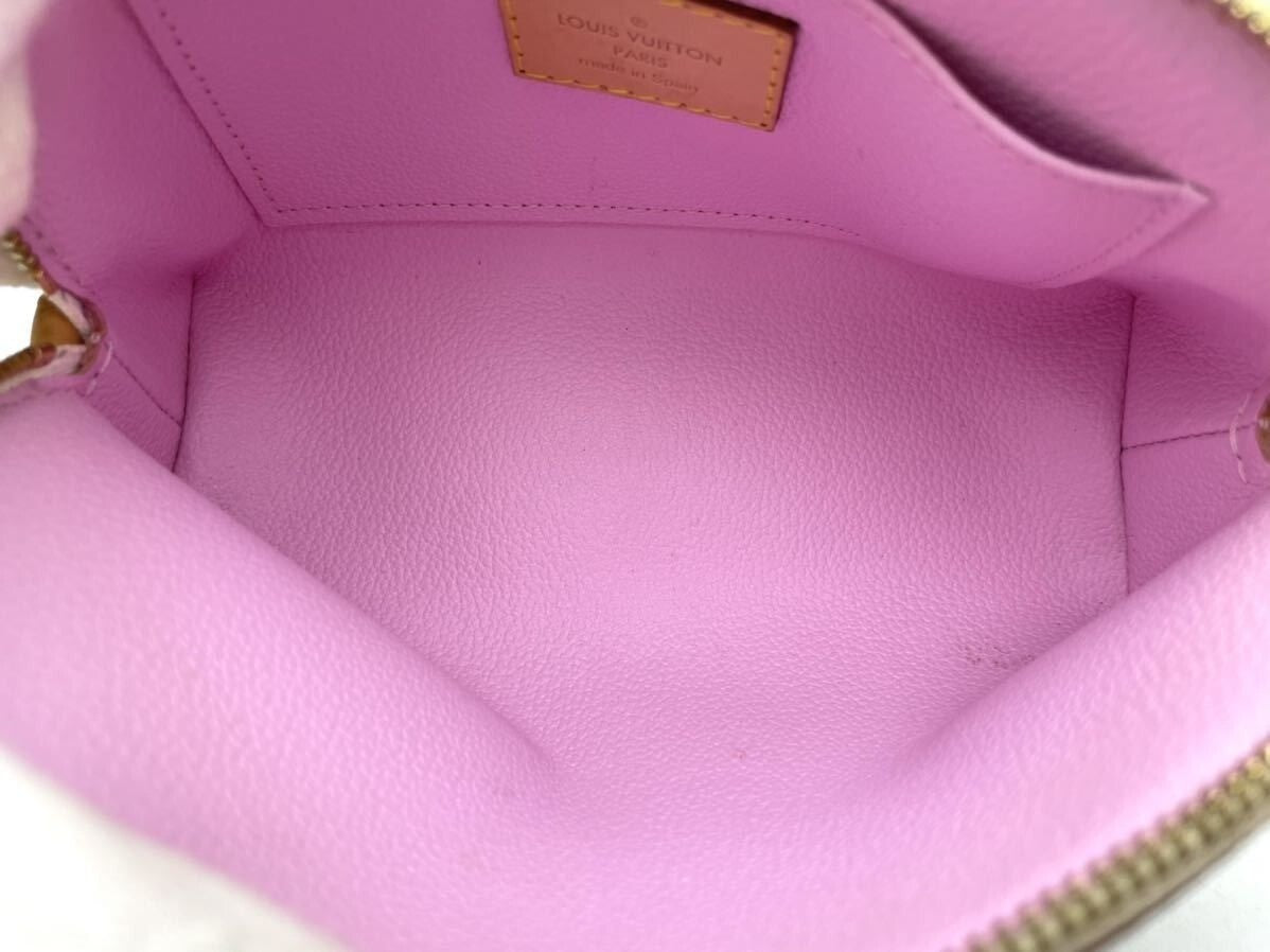 Authentic Louis Vuitton Multicolor Cosmetic Vanity Makeup Pochette Pouch Bag Y2k