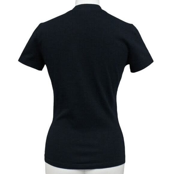 Christian Dior Addict Galliano Short Sleeve Top Shirt Black