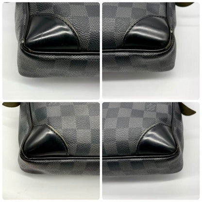 Louis Vuitton Damier Graphite Porto Document Voyage PM Bag Black Mens