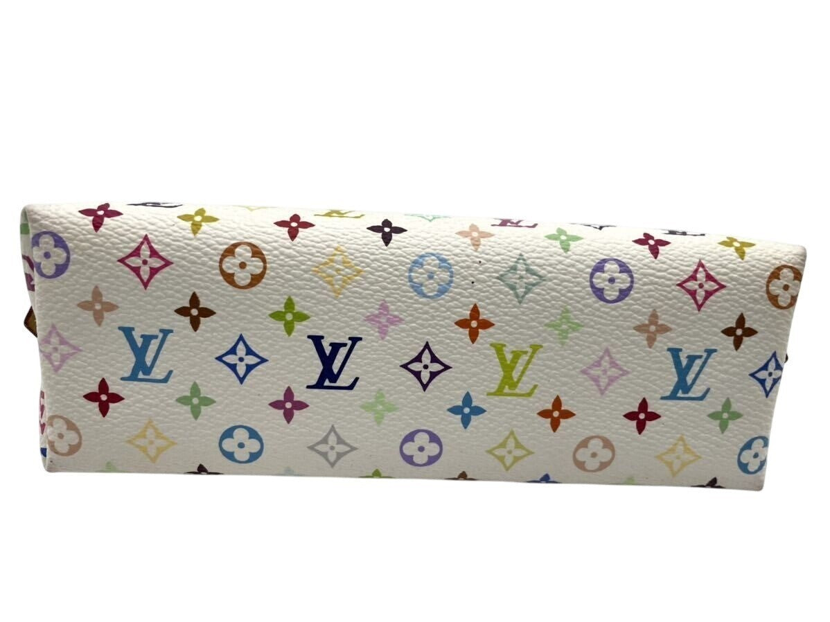 Authentic Louis Vuitton Multicolor Cosmetic Vanity Makeup Pochette Pouch Bag Y2k
