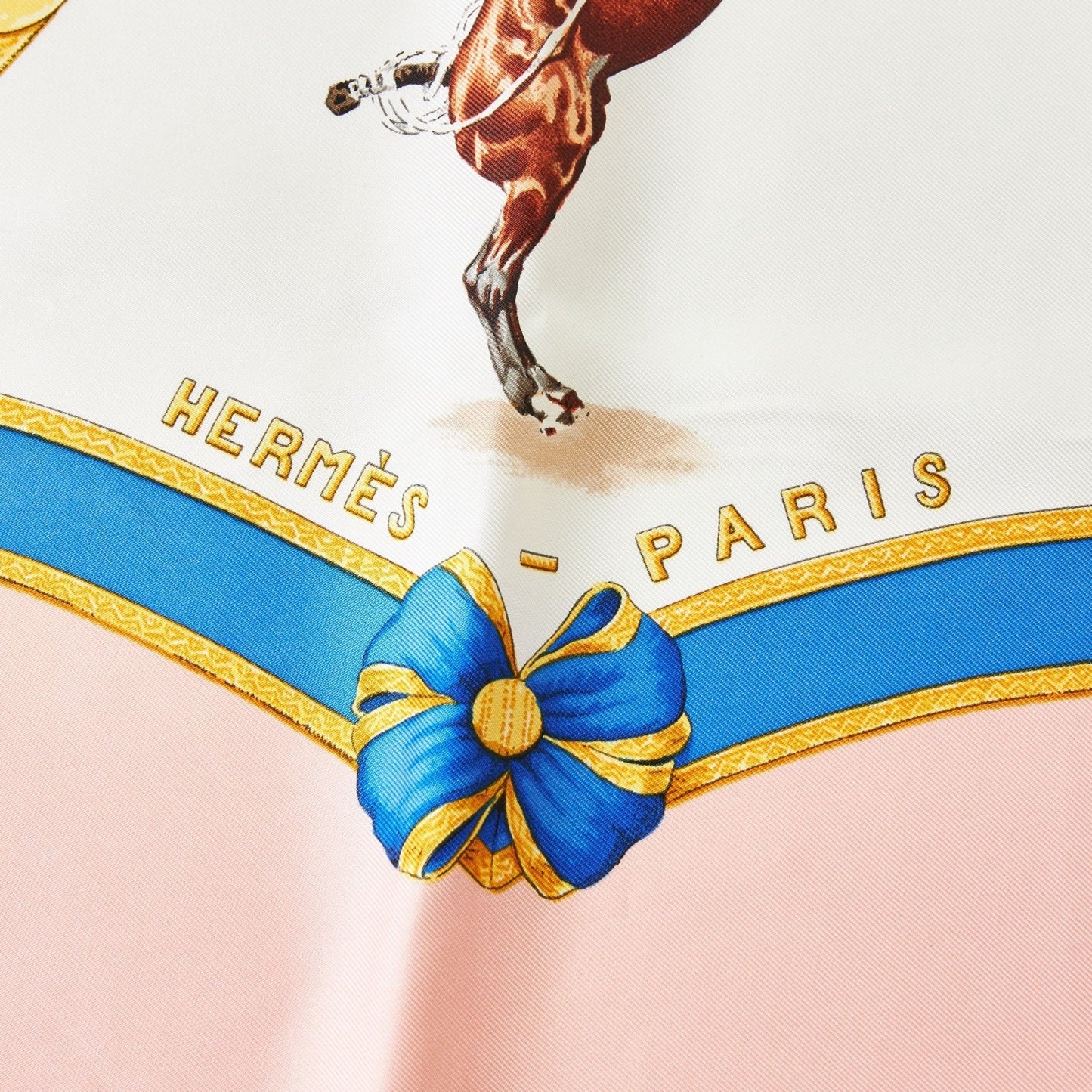Hermes Silk Scarf Carre 90 Ecole Francaise D'equitation Les General L'hotte 1987