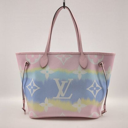 Louis Vuitton Neverfull Monogram Escale MM Tote Shoulder Bag Pastel