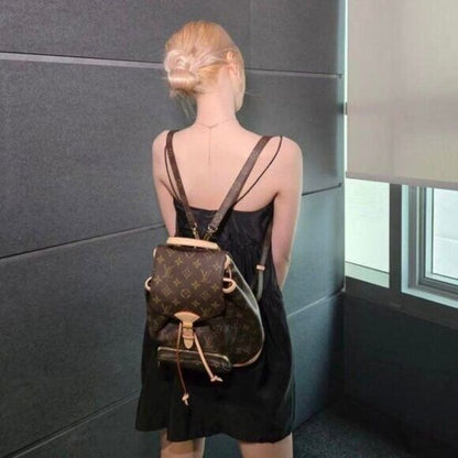 Louis Vuitton Monogram Montsouris GM Backpack Bag LV