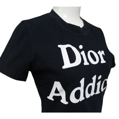 Christian Dior Addict Galliano Short Sleeve Top Shirt Black