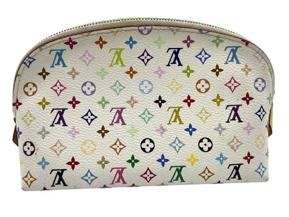 Authentic Louis Vuitton Multicolor Cosmetic Vanity Makeup Pochette Pouch Bag Y2k