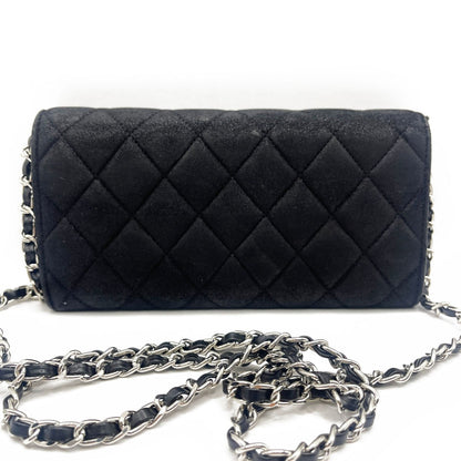 Chanel CC Wild Stitch Lambskin Wallet on Chain Shoulder Crossbody