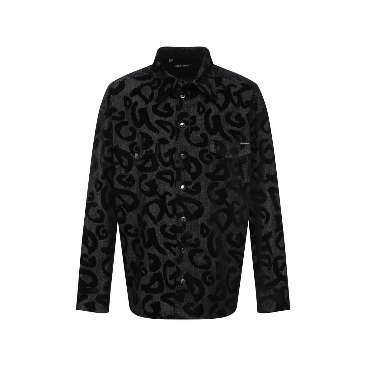 Dolce & Gabbana Denim Jacket 44 Top Chemise Button Up Dress Shirt Men's