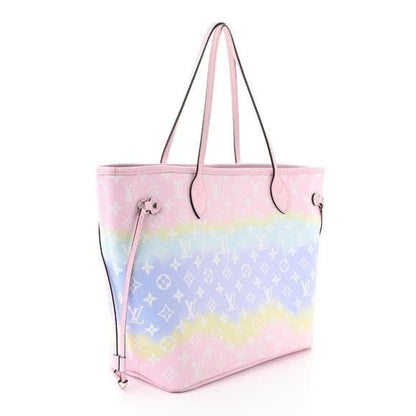 Louis Vuitton Neverfull Monogram Escale MM Tote Shoulder Bag Pastel