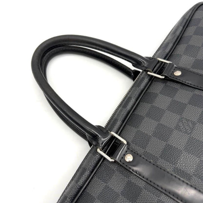 Louis Vuitton Damier Graphite Porto Document Voyage PM Bag Black Mens