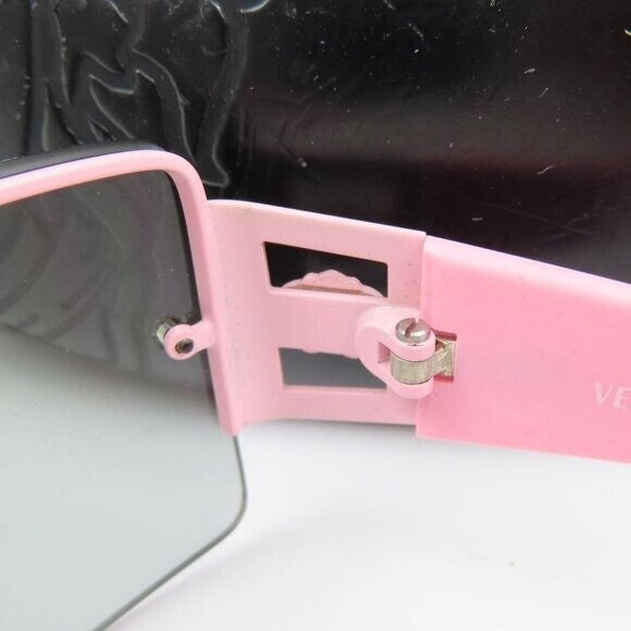 Rare Versace Vintage Medusa Semi Rimless Pink Rose Sunglass Es 90s 2029-B