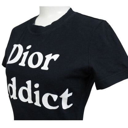 Christian Dior Addict Galliano Short Sleeve Top Shirt Black