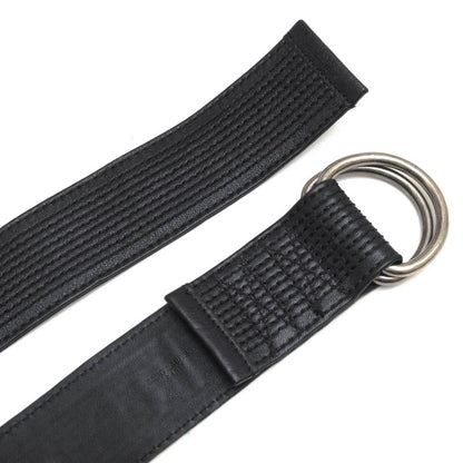 Saint Laurent/Yves Saint Laurent Belt Business Men Leather Genuine Black 486610