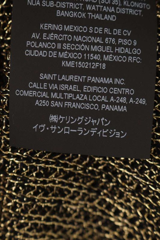 Saint Laurent Paris 734508 Y75ye Knit T-shirt Men's M