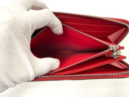 Louis Vuitton Epi Zippy Wallet Round Zip Wallet Long Wallet M61859 Coclico Red