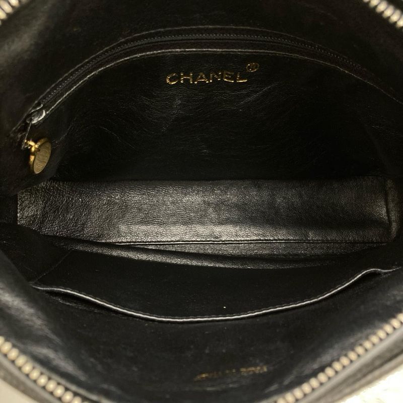 Chanel Coco Mark Matelasse Chain Shoulder Bag Caviar Skin Black 7 Digits 3s