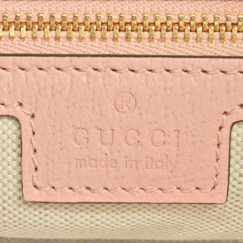 Gucci Ophidia Super Mini Shoulder Bag In GG Supreme Canvas 795170 Pink