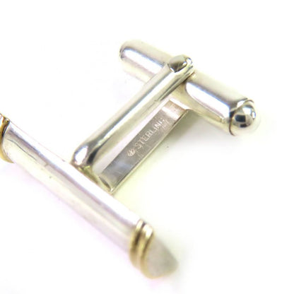 Tiffany & Co Sv925 750 Combination Cufflinks Button Cufflinks Silver Gold With