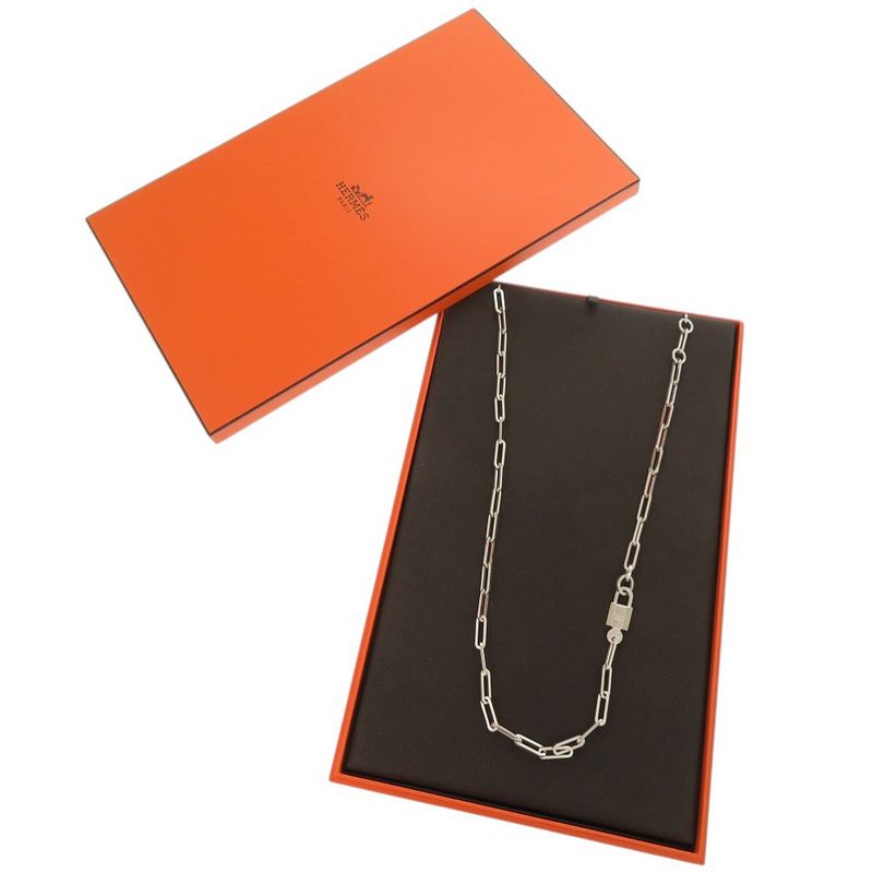 Hermes Alpha Kelly Silver 925 Necklace 1568 Hermes