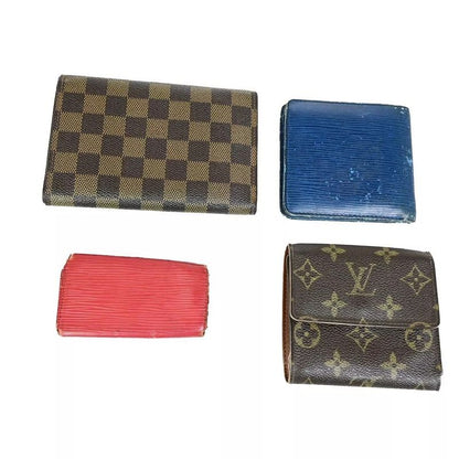 Louis Vuitton Wallet Epi Monogram Damier Key Case Bifold Wallet 39bs094