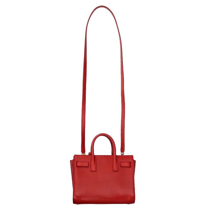 Saint Laurent Paris 340778 Sac De Jour Nano Leather 2WAY Handbag Women