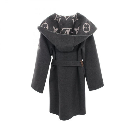 Louis Vuitton Footed Wrap Coat Giant Monogram Wool Dead — view 2