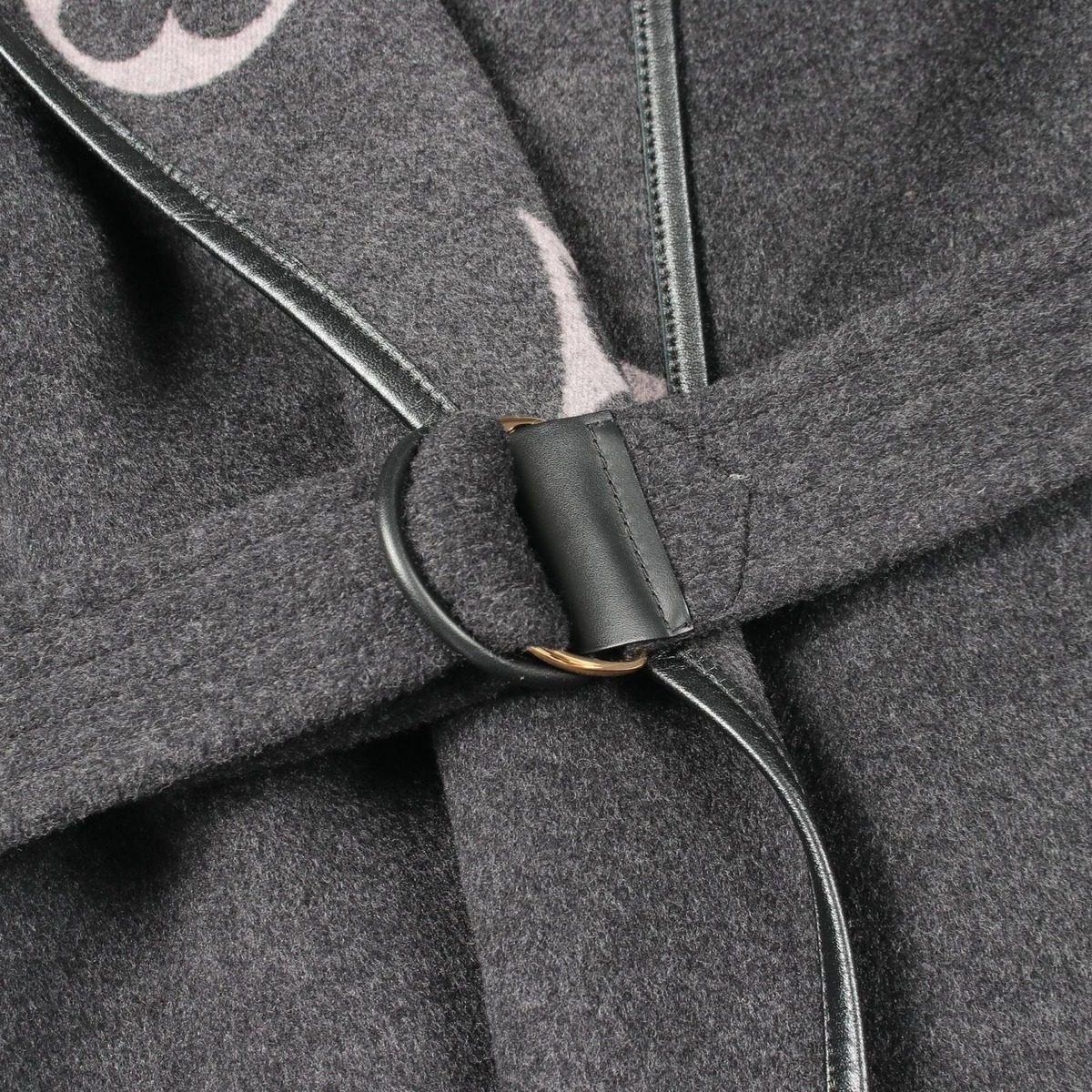 Louis Vuitton Footed Wrap Coat Giant Monogram Wool Dead — view 8