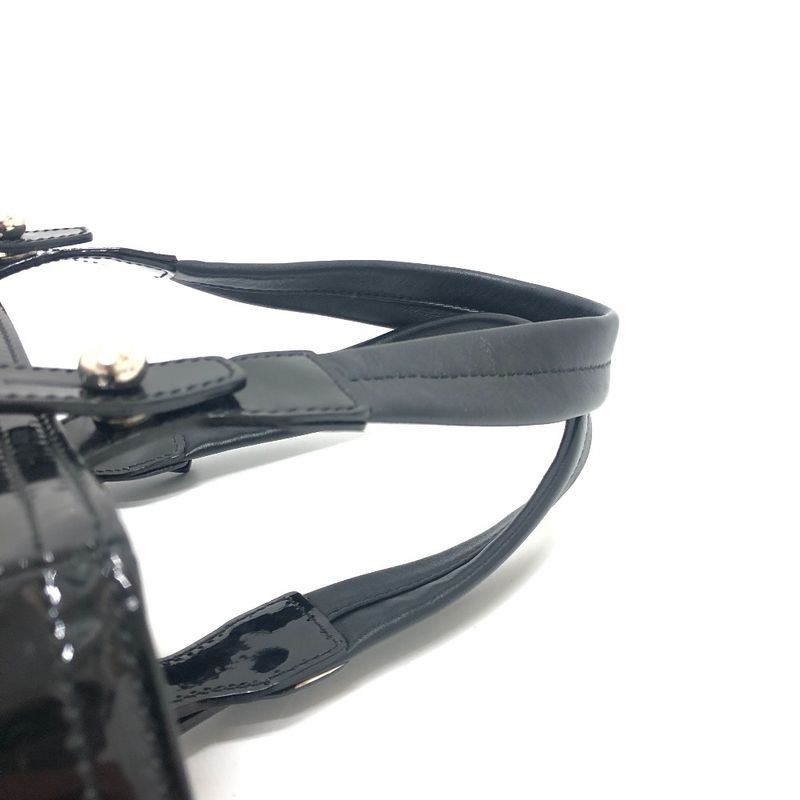 Chanel Tote Bag CC Coco Mark Paris Biarritz PM A34208 Enamel Black