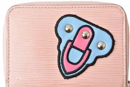 Louis Vuitton Wallet Fold Coin Case Zippy Coin Purse M63723 LV Stories Rose