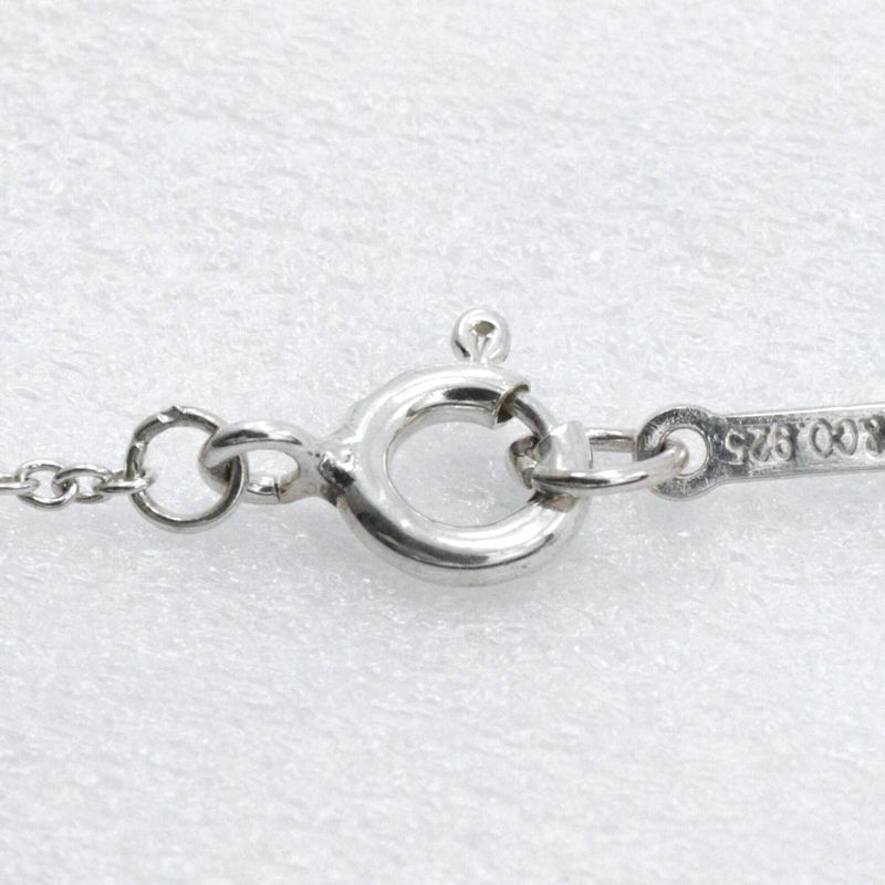 Tiffany & Co Double Rubbing Heart Paloma Picasso 925 Silver Ladies 4.5g Necklace