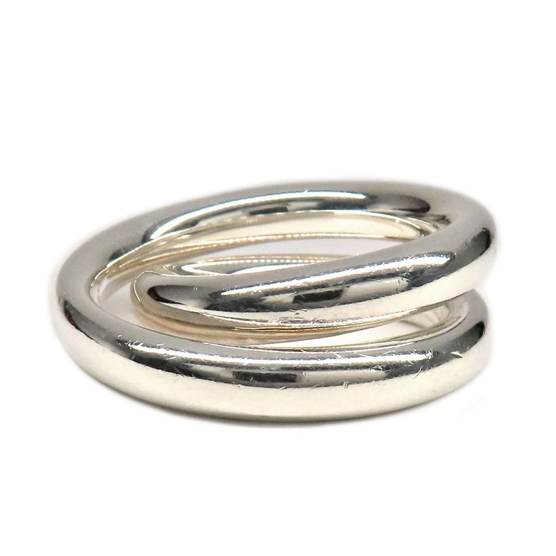 Hermes Ring Vertiju Ag925 SV Silver - Manufactured In 2021 #55 Unisex
