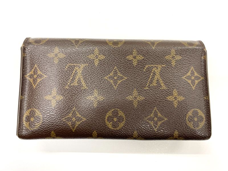 Louis Vuitton Monogram Pochette Portmonnaie Cles Di Long Wallet M61726 Brown