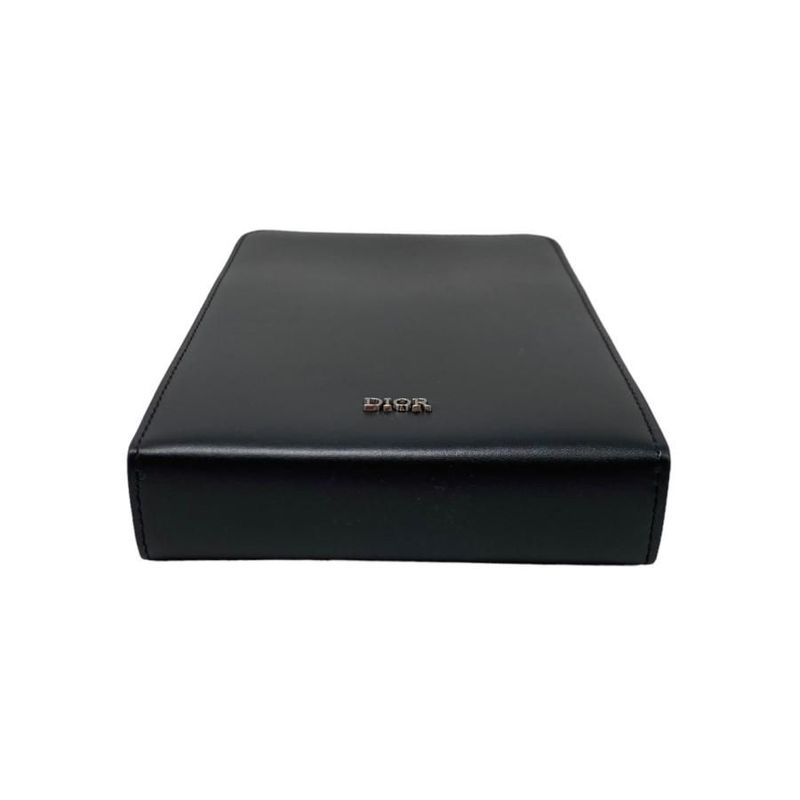 Christian Dior Shoulder Bag Ultra Messenger Pouch 2leca342nde Logo Black Silver