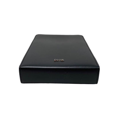 Christian Dior Shoulder Bag Ultra Messenger Pouch 2leca342nde Logo Black Silver