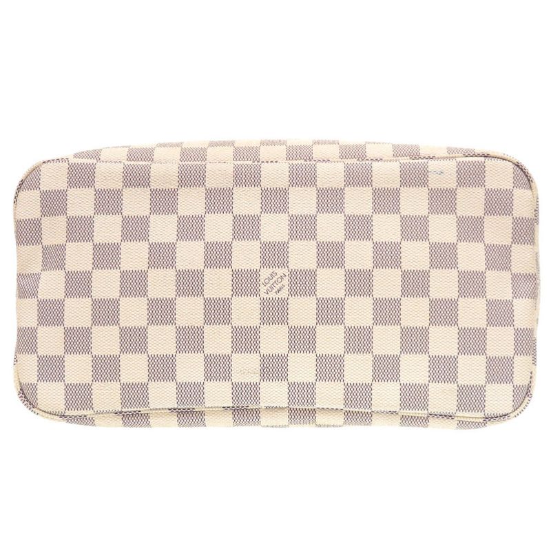 Louis Vuitton Neverfull MM Damier Azure N51107 Tote Bag LV 0666 Louis Vuitton