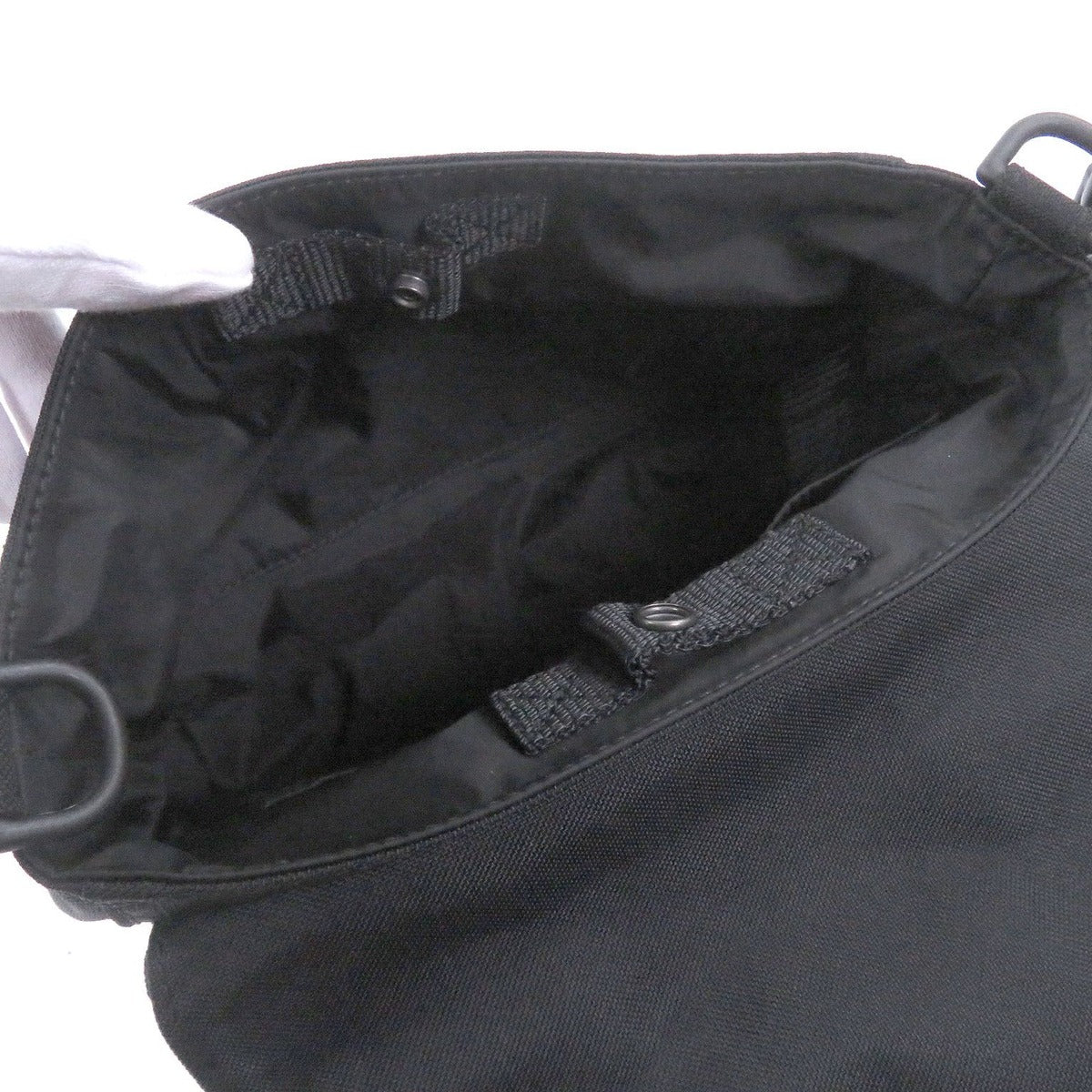 Balenciaga Army Recycled Polyamide Messenger Small Shoulder Bag Black — view 5