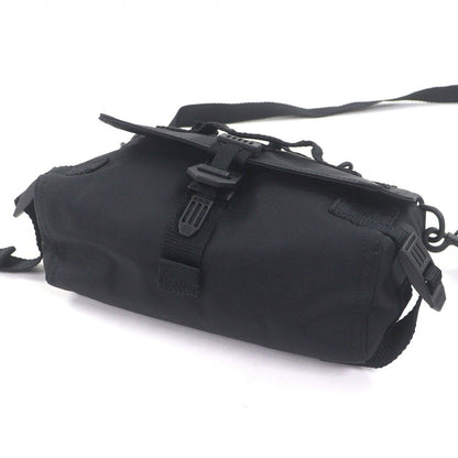 Balenciaga Army Recycled Polyamide Messenger Small Shoulder Bag Black — view 7
