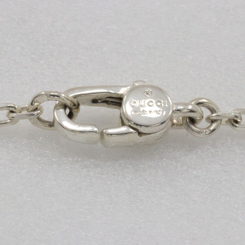 Gucci G Mark Plated Silver 925 Unisex 21.0g Necklace