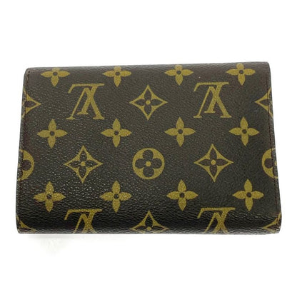 Louis Vuitton M61202 Monogram PVC Porte-Tresor Etui Papier Brown 304014 Trifold