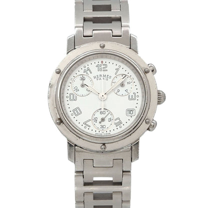 Hermes Clipper Chronograph Vintage Watch Date Quartz