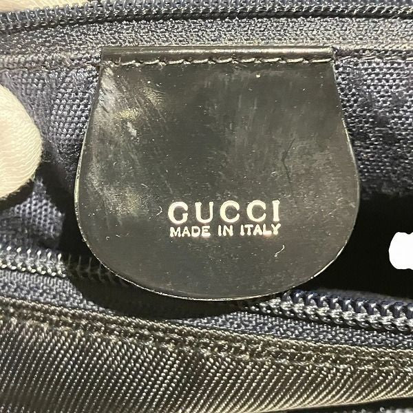 Gucci Bamboo 000-2032-0509 2WAY Black Bag Shoulder Bag Handbag Women