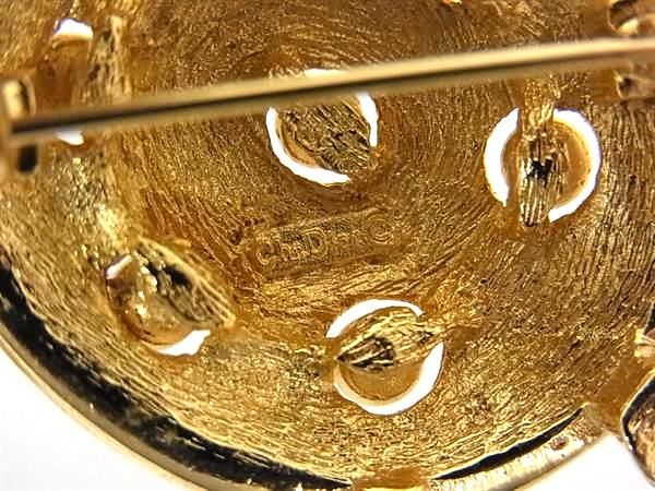 Christian Dior Christian Dior Tortoise Motif Pin Brooch Pin Badge Accessories