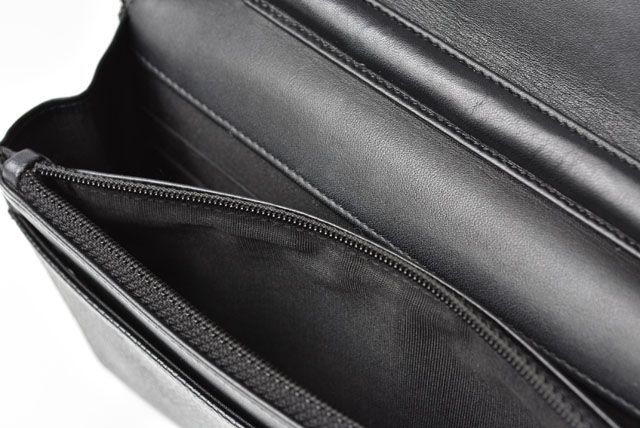 Chanel Chain Wallet Shoulder Bag Long Wallet Caviar Skin Black