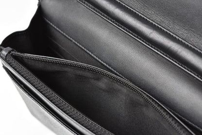 Chanel Chain Wallet Shoulder Bag Long Wallet Caviar Skin Black