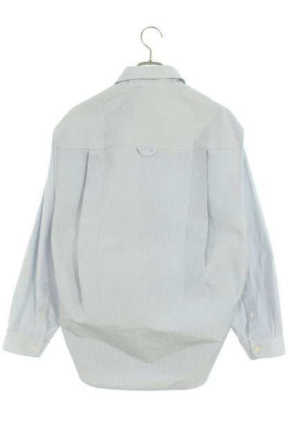 Balenciaga 445966 Ttd12 Striped Long Sleeve Shirt Women's 36