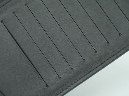 Authentic Louis Vuitton LV Portefeuille Brazza Monogram Shadow Noir Black