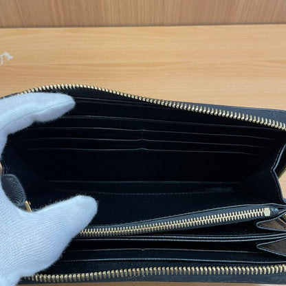 Prada Saffiano Round Zipper Long Wallet A25-1225