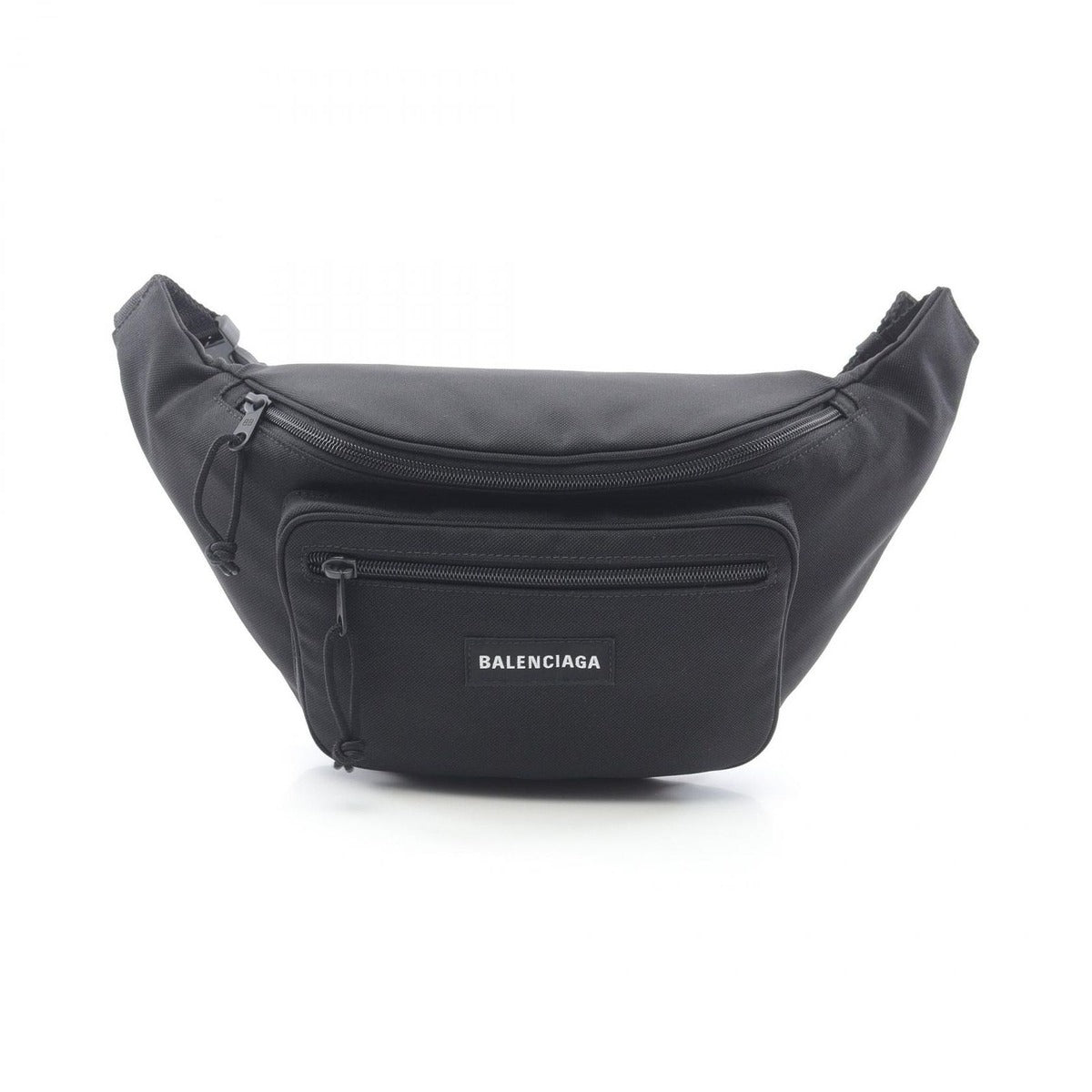 Balenciaga Waist Bag Explorer Black Canvas