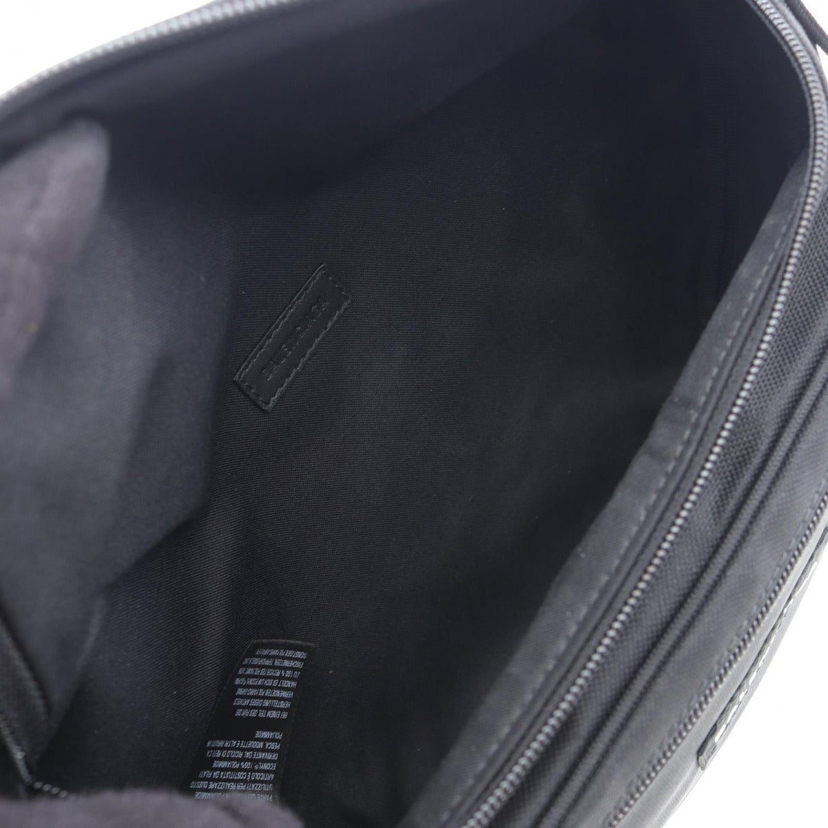 Balenciaga Waist Bag Explorer Black Canvas — view 3